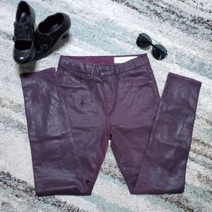 Treasure & Bond Skinny Coated Jeans